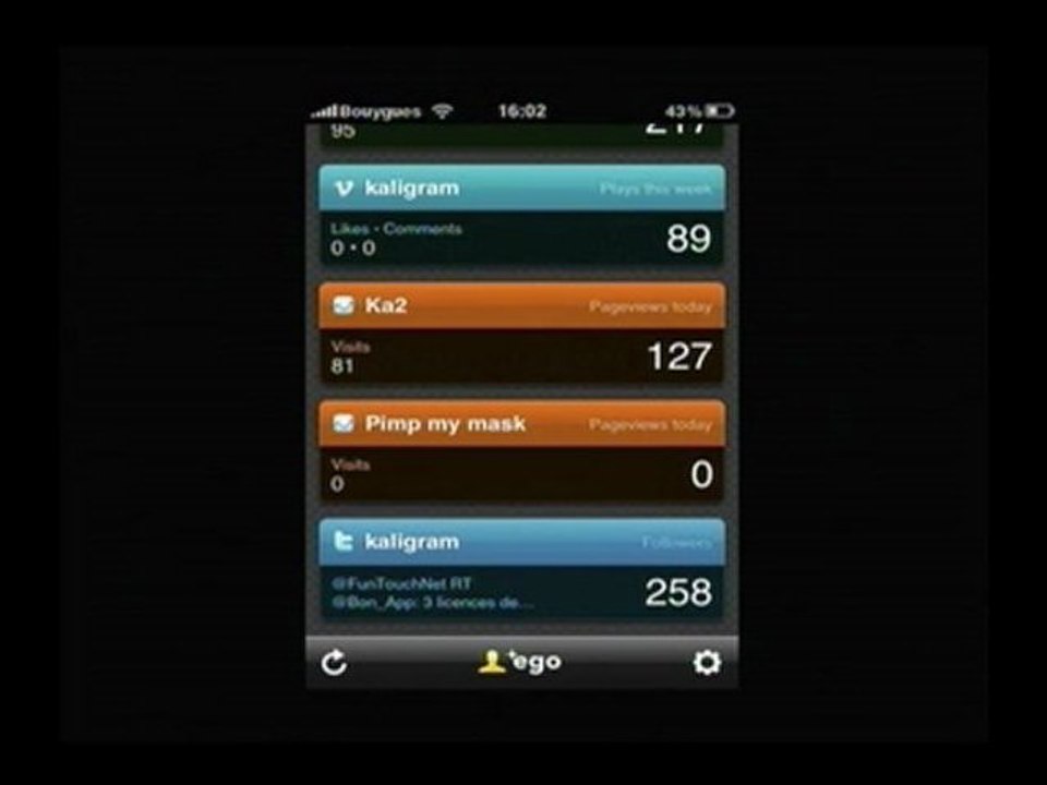 Bon App # 8 - Test d'Ego sur iPhone