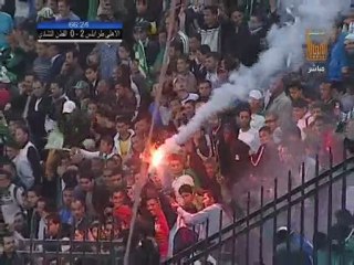 هدف الأهلي الثاني عن طريق محمد المغربي في القطن التشادي