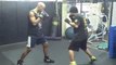 Boxing Defense Training Workout-Cutting Off The Ring Drill.