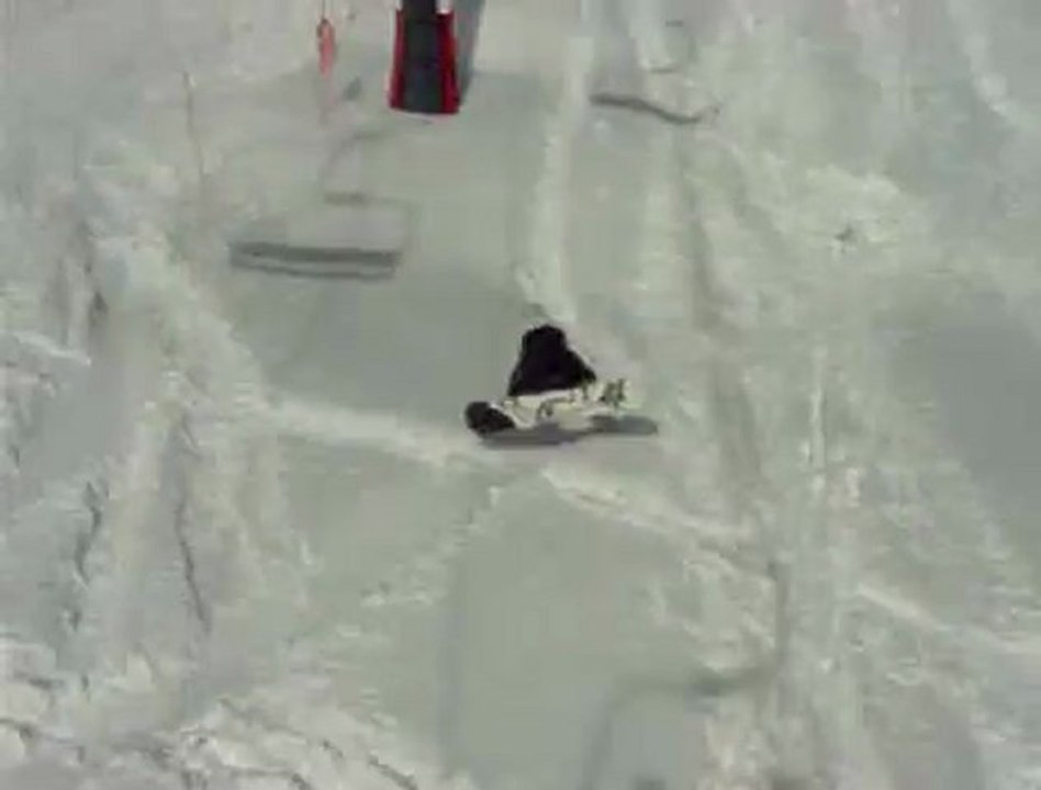 saut snow du telesiege