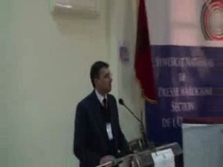 كلمة يونس مجاهد رئيس النقابة الوطنية للصحافة المغربية وجدة