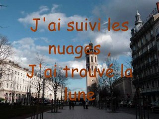 Les nuages et la lune