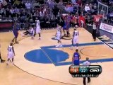 JaVale McGee rejects Tracy McGrady's shot.