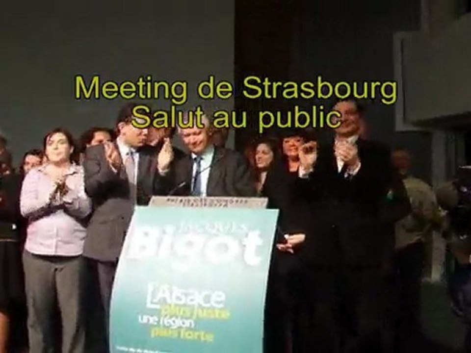 Meeting Elections Regionales Strasbourg Février 2010