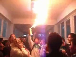 lyceen d'algeri le jour du matche ALG au lycee de omar idris