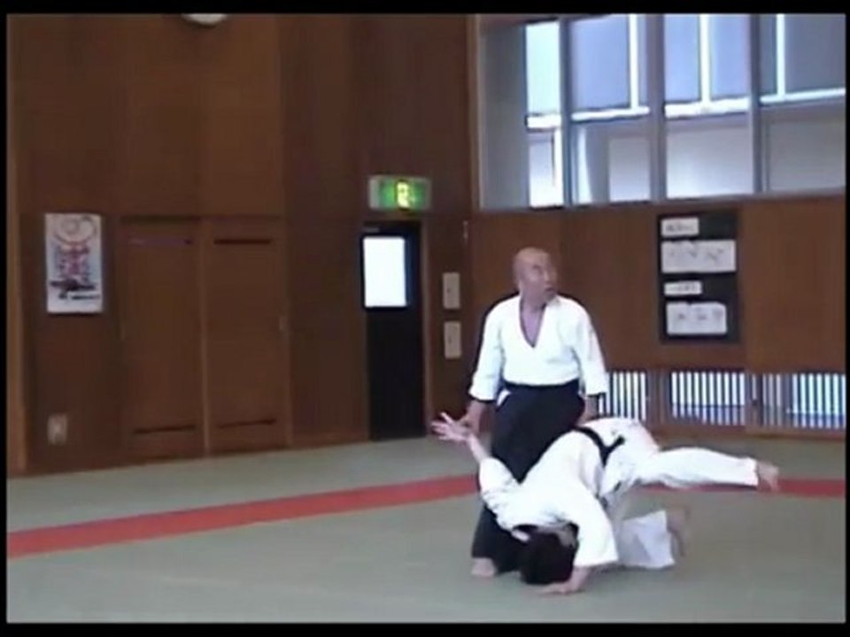 Aikido Ｇｙａｋｕ　Ｈａｎｍｉ　Ｉｋｋｙｏ逆半身片手取り一教