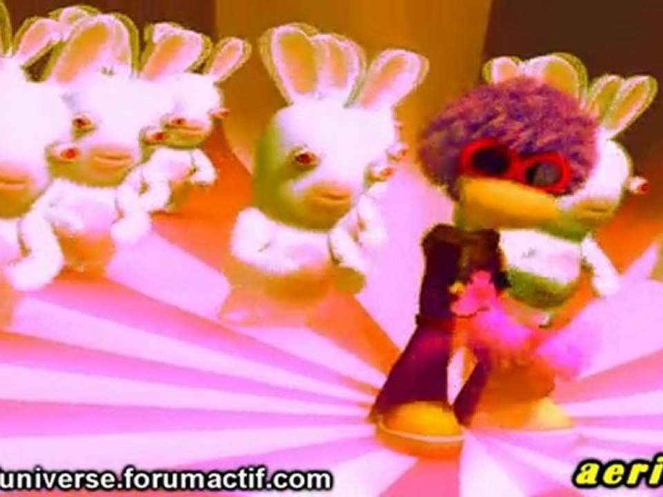 les lapins crétin en folie