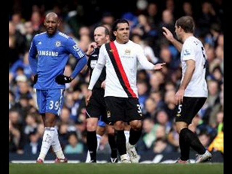 Chelsea 2-4 Manchester City Tevez,Bellamy,Lampard Double