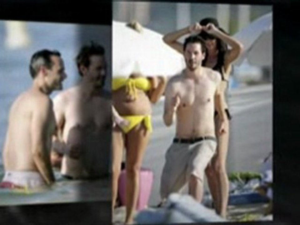 Keanu Reeves in the Pampelonne Beach Saint-Tropez