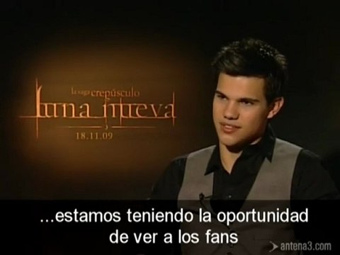 Saga Crepúsculo - Entrevista a Taylor Lautner