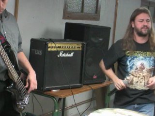 Darknation en répét + soundcheck au Satan's Fest 2010