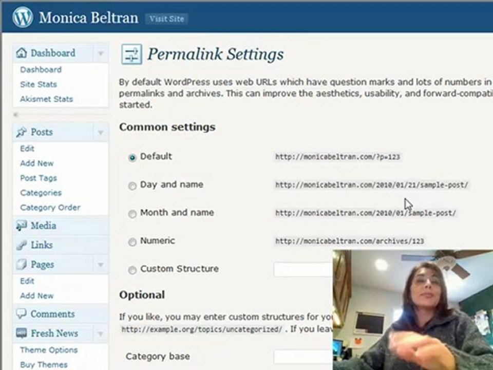 Change your WordPress Permalinks