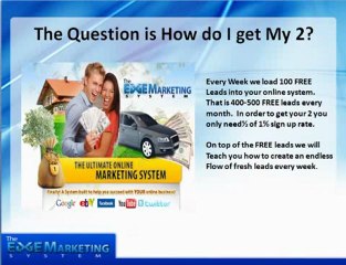 The Edge Marketing System - The Power Of 2