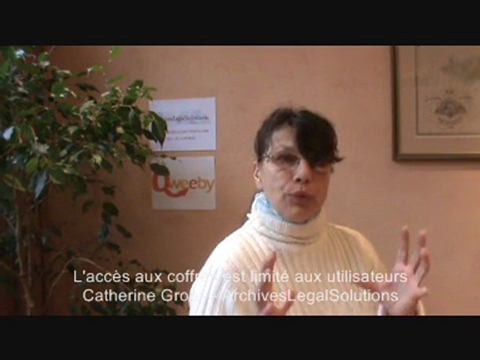 Des coffres individuels, pas un archivage mutualisé