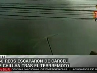 Se fugan 260 reos de cárcel de Chillán