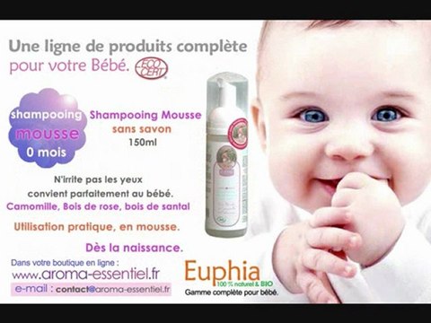 Gamme complète Cosmétiques Bio pour Bébé - Produits Euphia