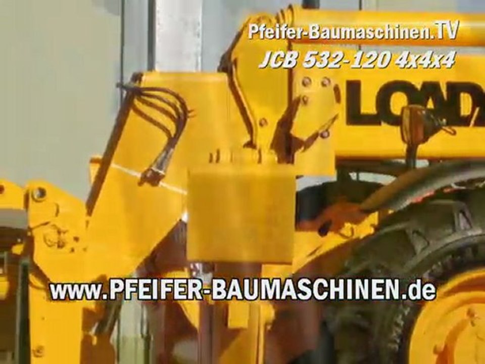 Teleskopické terénní vysokozdvižné vozíky JCB typ 532 120 4x
