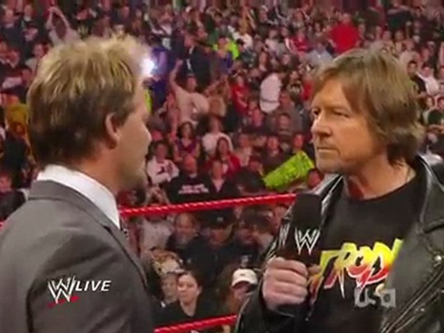 ⁣Roddy Piper Confronts Chris Jericho
