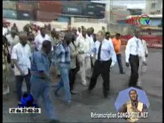 Travaux de construction du terminal à container