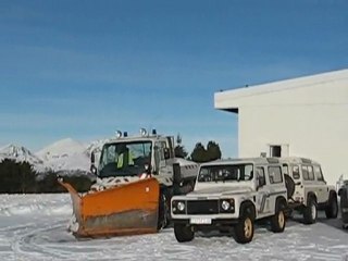 Plateau de Beille : chasse neige