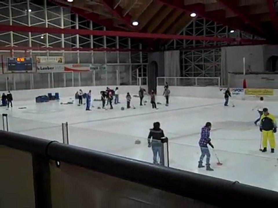 Entrainement Curling Suisse
