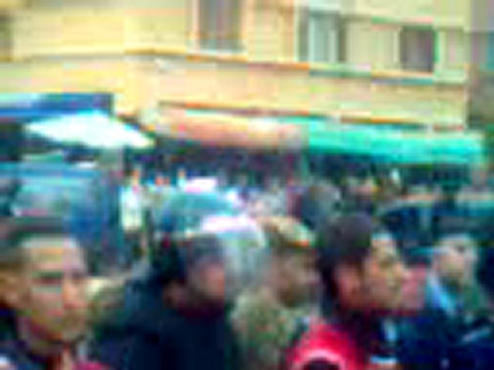 Le vendredi 26/02/2010 à Berkane, les diplômé-e-s chômé-e-s