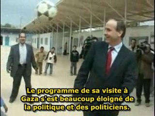 Visite du ministre irlandais à Gaza