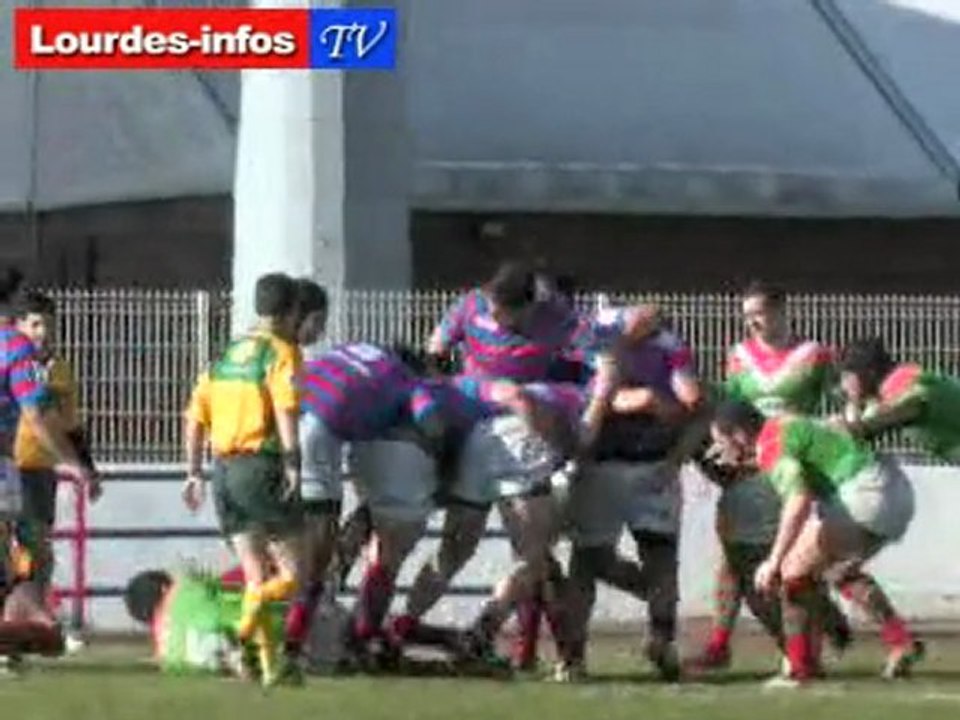 Extraits du match rugby FCL St Jean de Luz 28 février 2010