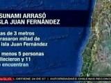 Graves daños, 5 muertos y 11 desaparecidos en isla Fernánd