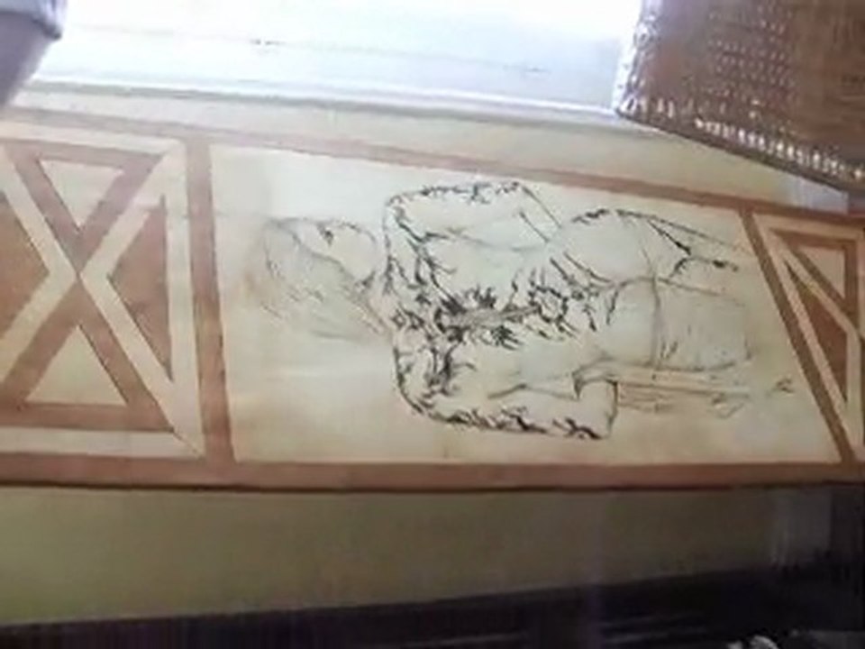 Olivier à la pyrogravure