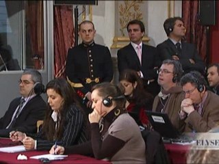 Conférence presse - Président de l'autorité Palestinienne