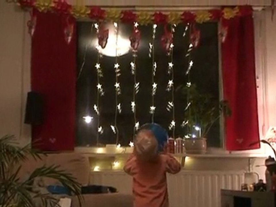 een blauwe ballon