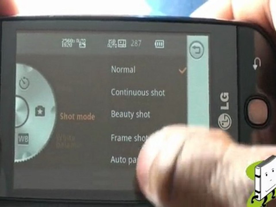 Camera Setting Tutorial LG GW620 | The Human Manual