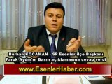 Burhan Kocaman Faruk Aydin'in Basin aciklamasina cevap verdi