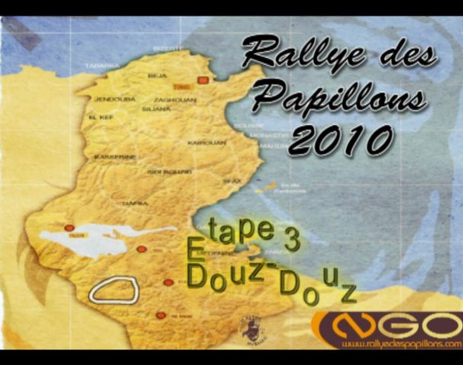 Rallye des Papillons 2010 : Le parcours