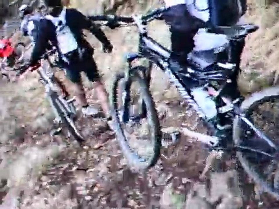 descente  vtt segra  ... col de castillon par forêt