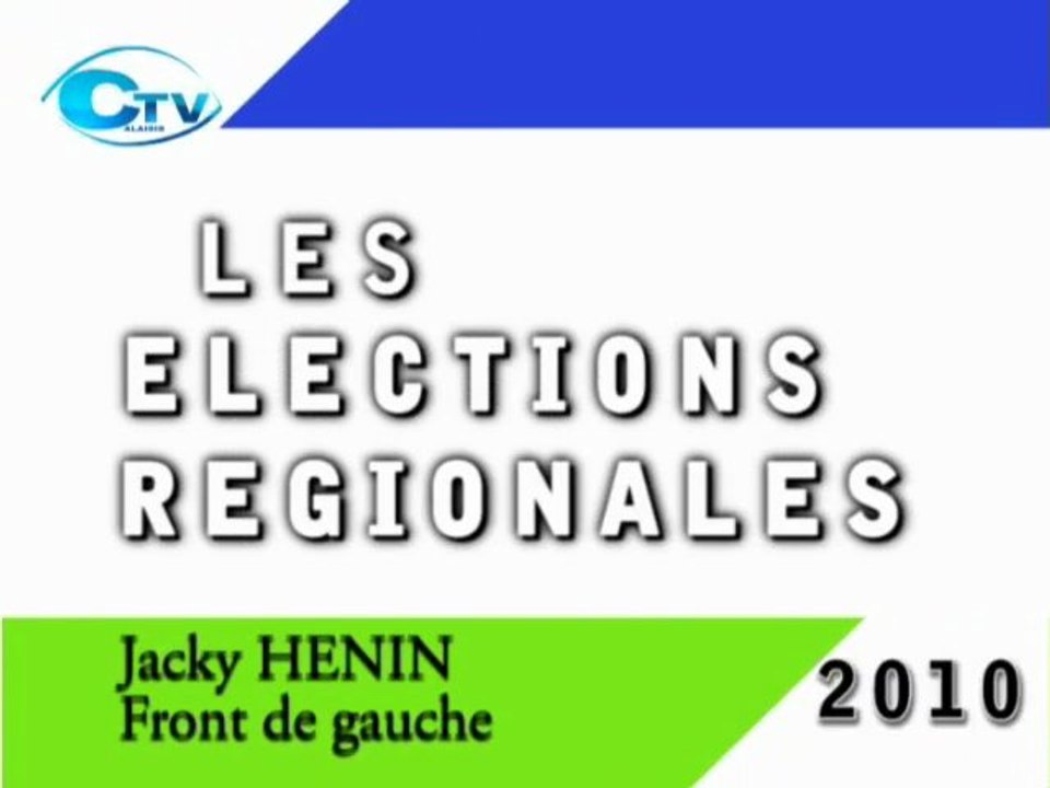 Calaisis TV : élections régionales 2010, Front de gauche