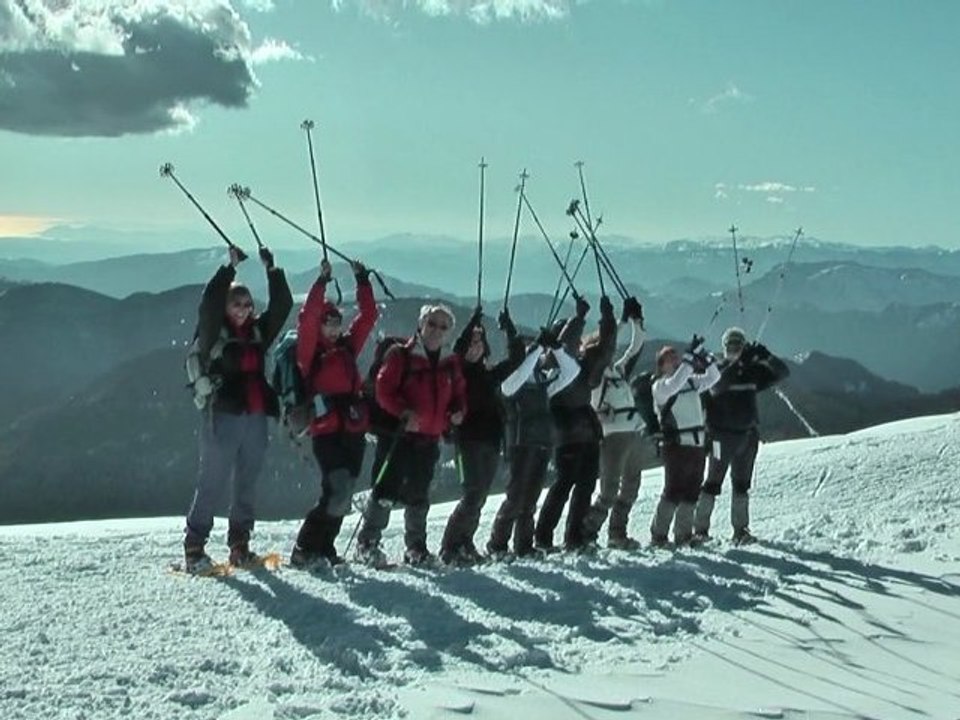 Rando raquettes à l'Authion (HD)