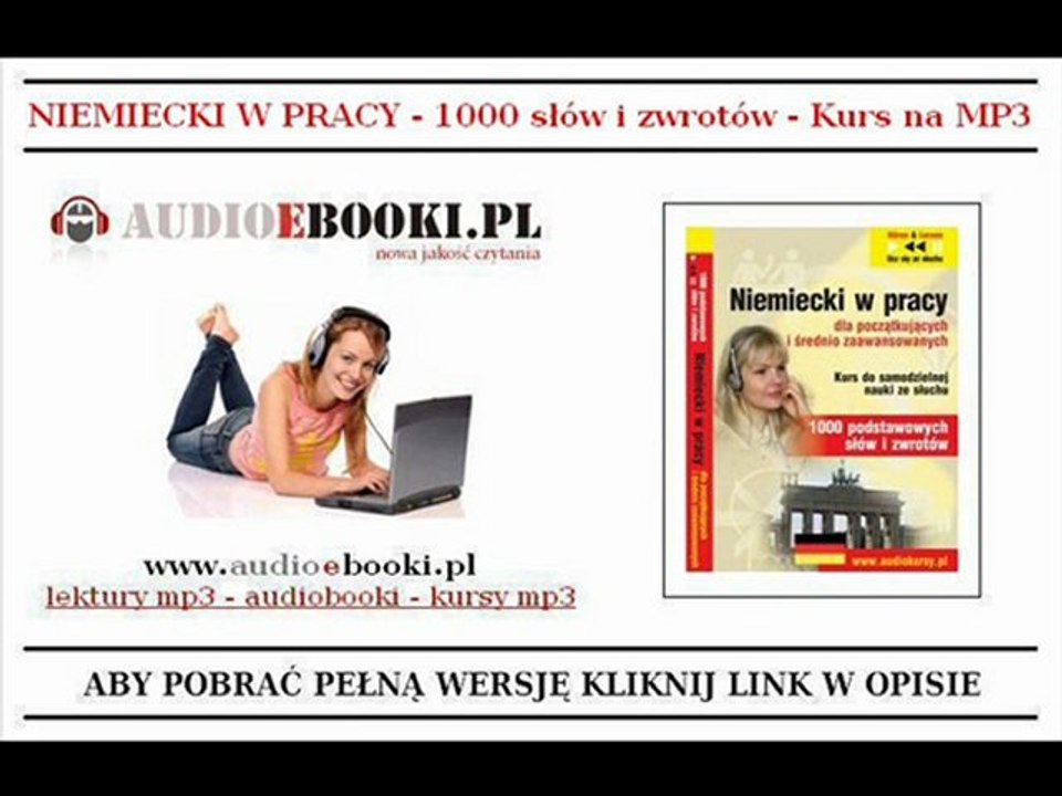 NIEMIECKI w PRACY - 1000 słów i wyrażeń (Książka audio MP3)