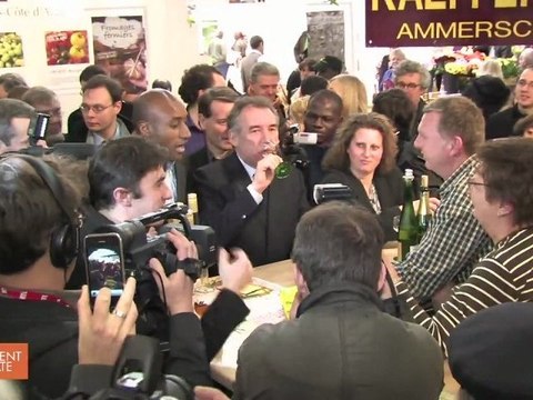 François Bayrou au salon de l'Agriculture 2010