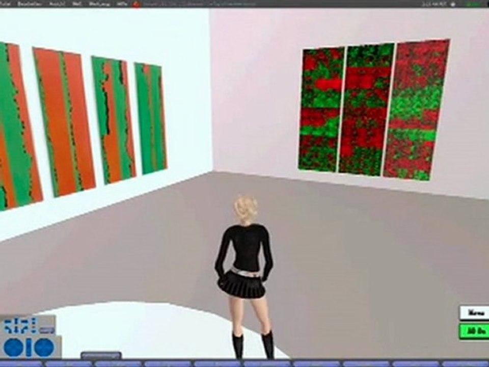 Exposition Second Life, 2007 2.version 2010 (sonorisée)