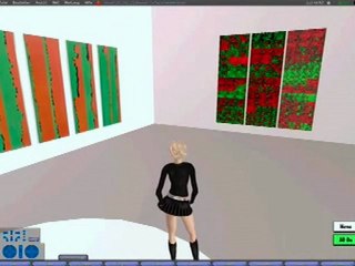 Exposition Second Life, 2007 2.version 2010 (sonorisée)