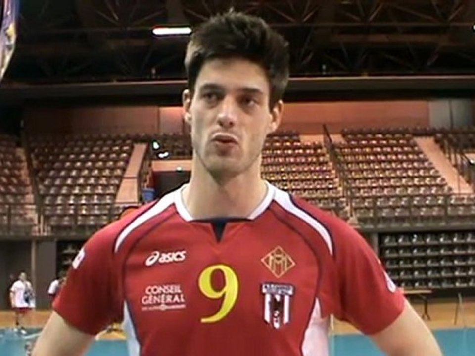 AS Cannes Volley-Ball - Narbonne - Marien Moreau après match