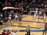 Tyson Chandler takes the pass and finishes with a slam.