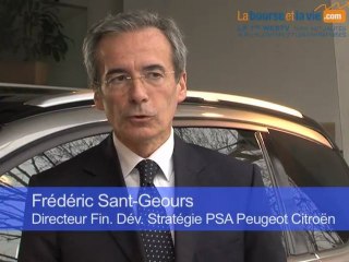Extrait vidéo Frédéric Saint Geours Dir. Financier PSA