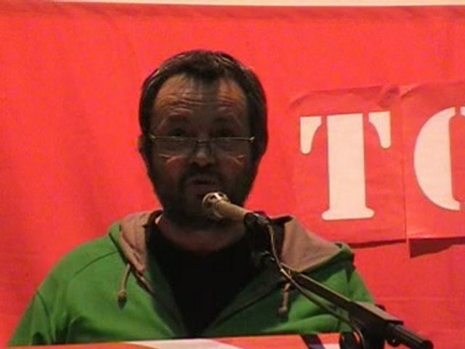 Thierry Martin tête de liste Eure meeting régionales