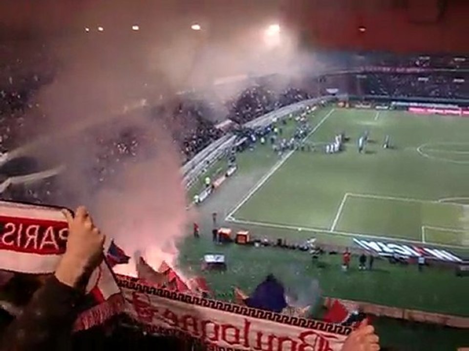 PSG - OM - Entrée des joueurs