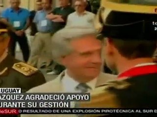 Tabaré Vázquez se despidió del pueblo en acto