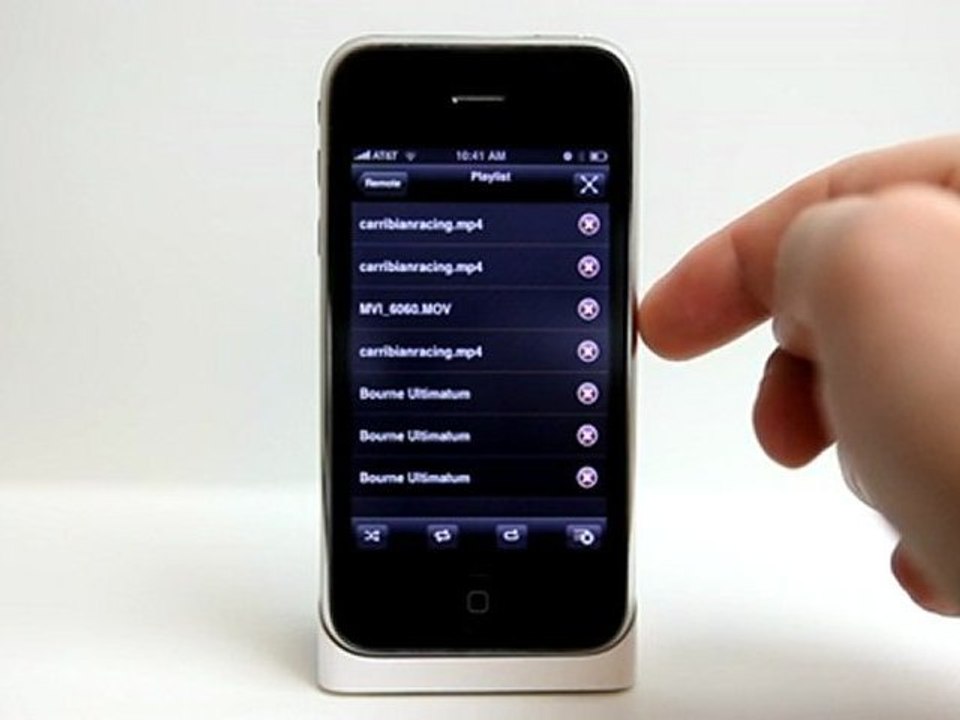 VLC Player Remote iPhone App Demo