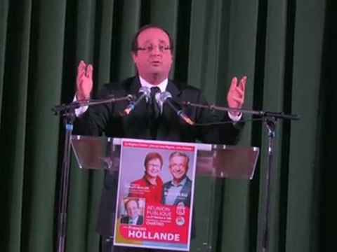 FRANCOIS HOLLANDE FRANCOIS BONNEAU MEETING CHARTRES